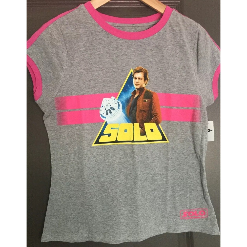Disney Parks Star Wars Han Solo Star Wars Women's T-Shirt Medium New with Tag